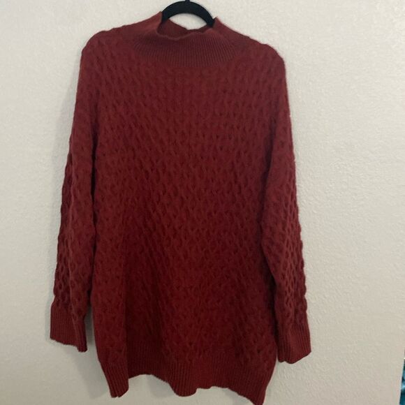 Knox rose- chunky red oversized sweater size 2X - Picture 1 of 6